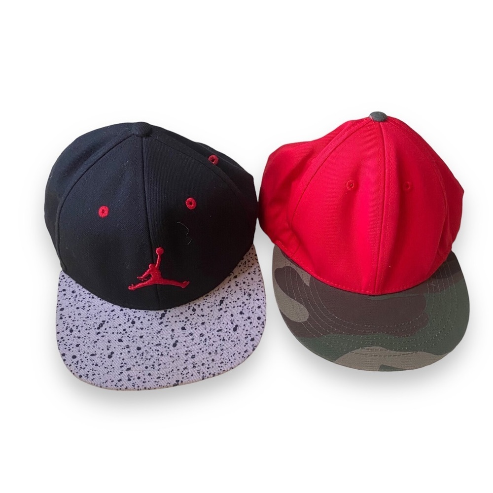Lot of 2 Youth Boy's Ball Caps Hats